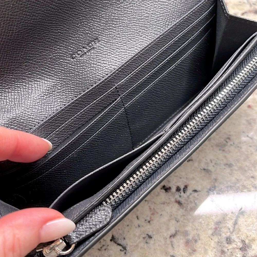 Coach Star Glitter Slim Envelope Wallet NWOT - Picture 8 of 12